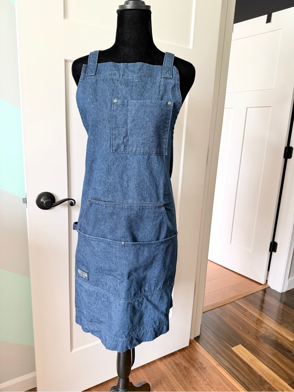 Hudson Durable Goods Denim Apron HDG805D Men’s Woodworking Grilling Tool Belt